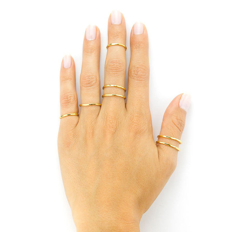 Hammered Band Ring