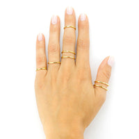 Hammered Band Ring