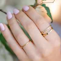 Hammered Band Ring