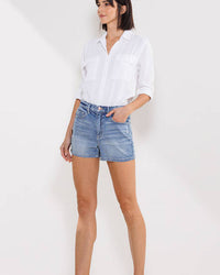 High Rise 90's Denim Shorts