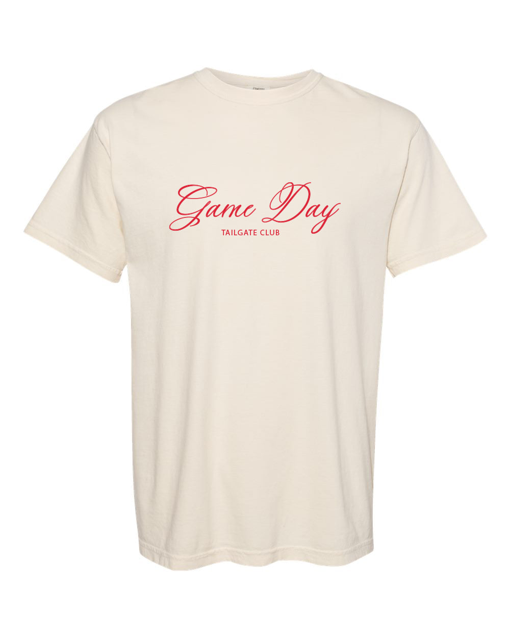 Cream Script Game Day T-Shirt