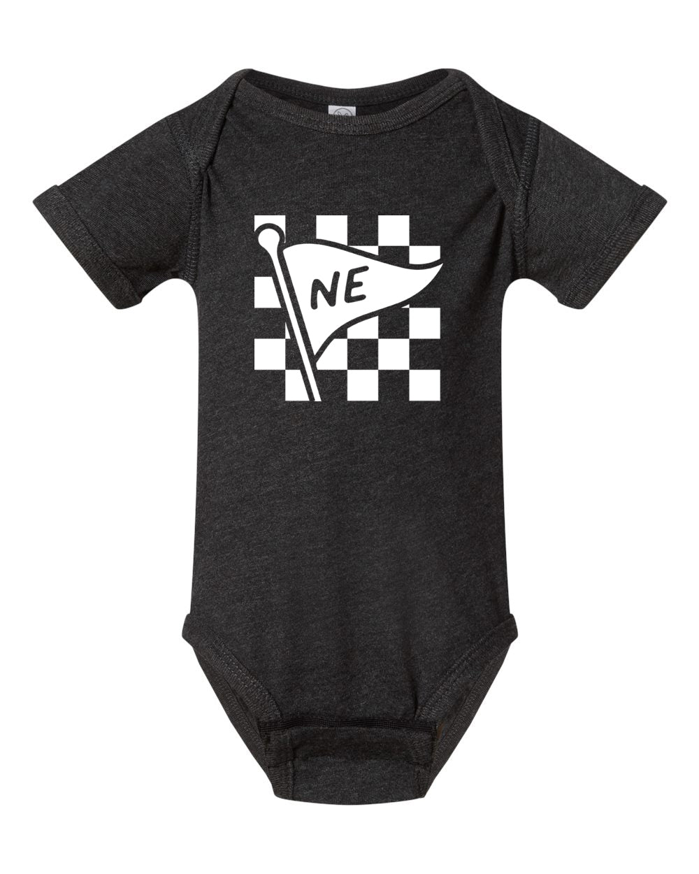 NE Checker Flag Onesie