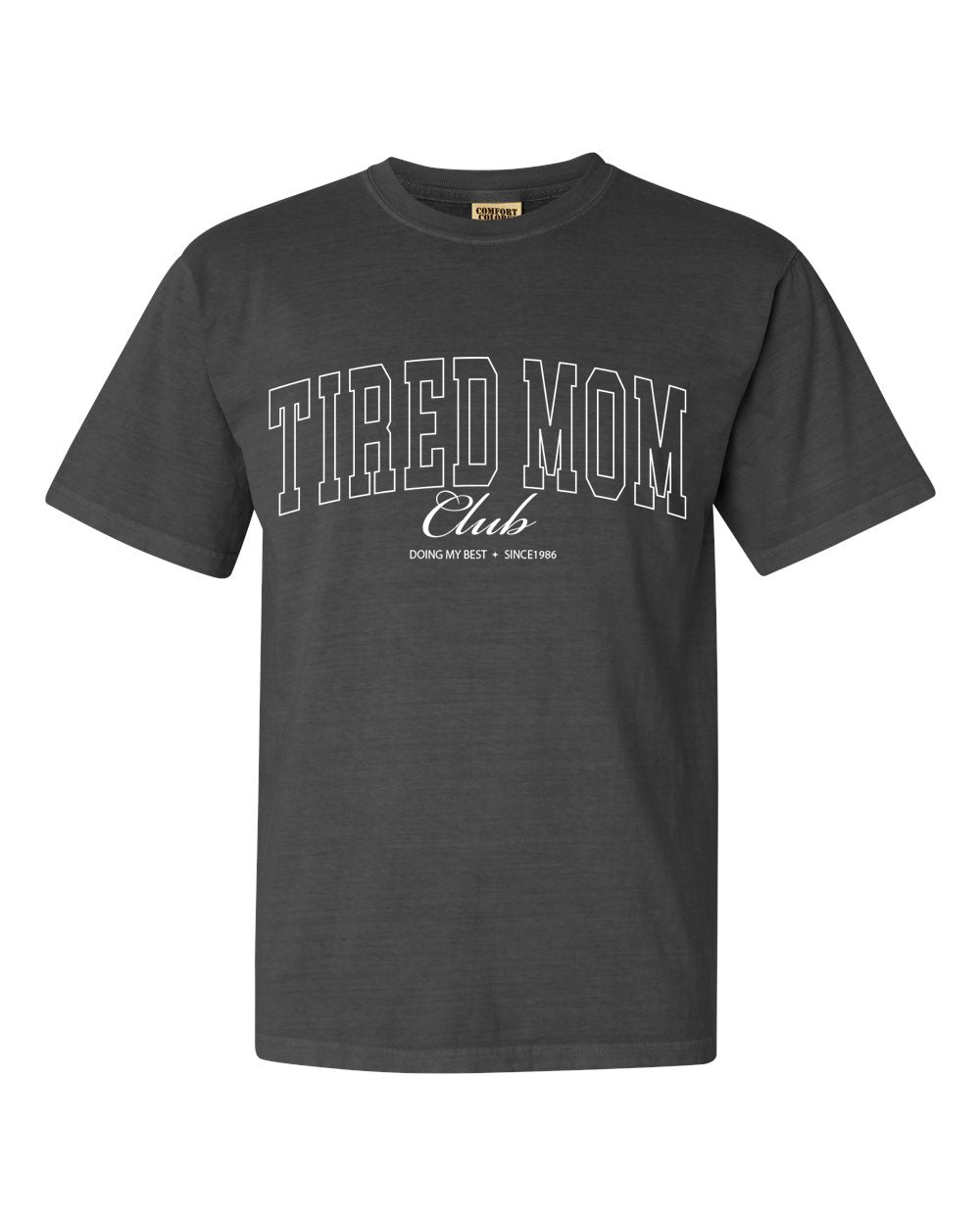 Tired Mom Club Varsity T-shirt