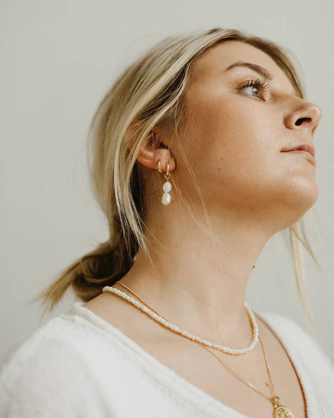 Lana Pearl Hoops