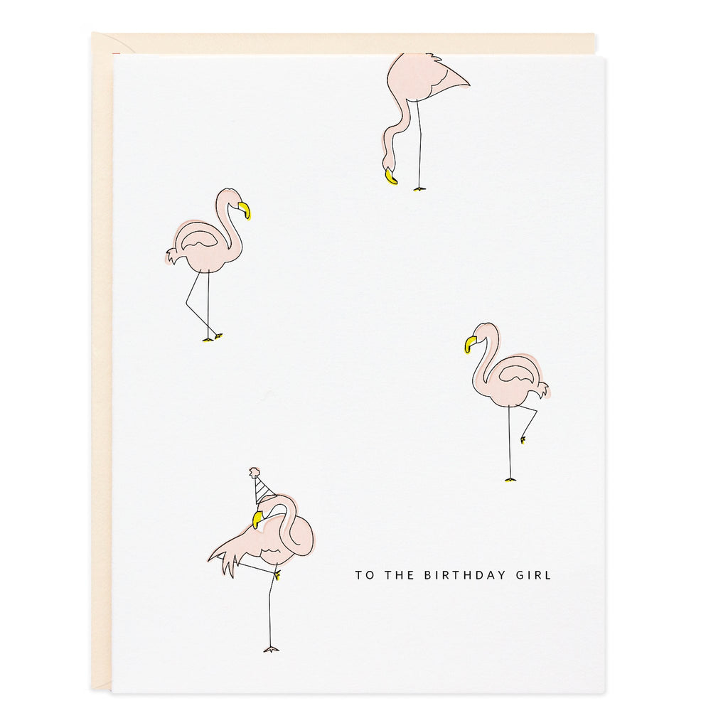 Birthday Girl Flamingo