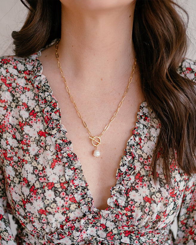 floral ruffle blouse